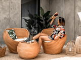 Kącik relaksu w stylu boho, który będzie oazą spokoju na tarasie i w ogrodzie